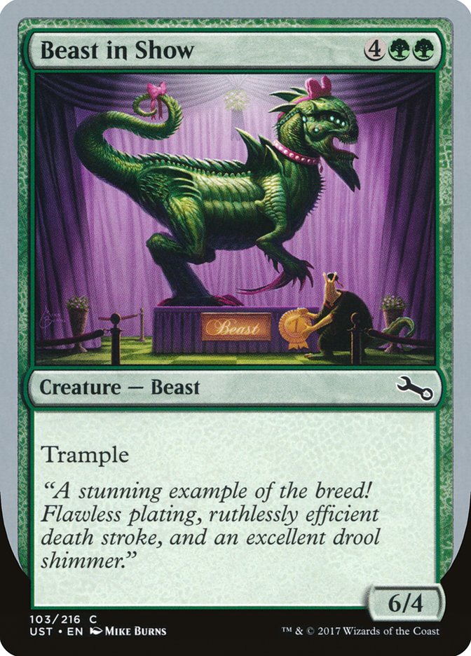 Beast in Show ("A stunning example...") [Unstable] | Deep Dive Games St. Marys