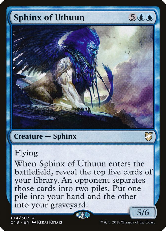 Sphinx of Uthuun [Commander 2018] | Deep Dive Games St. Marys