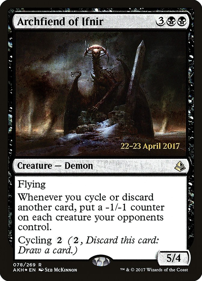 Archfiend of Ifnir [Amonkhet Prerelease Promos] | Deep Dive Games St. Marys