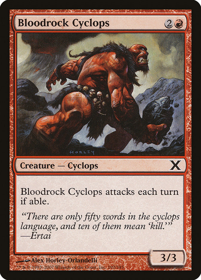 Bloodrock Cyclops [Tenth Edition] | Deep Dive Games St. Marys