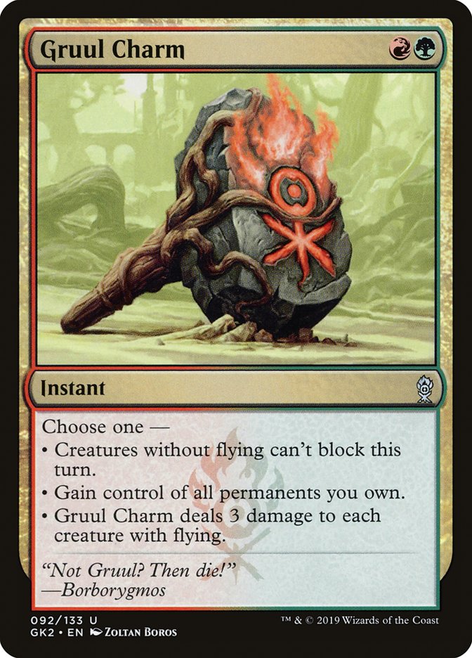 Gruul Charm [Ravnica Allegiance Guild Kit] | Deep Dive Games St. Marys