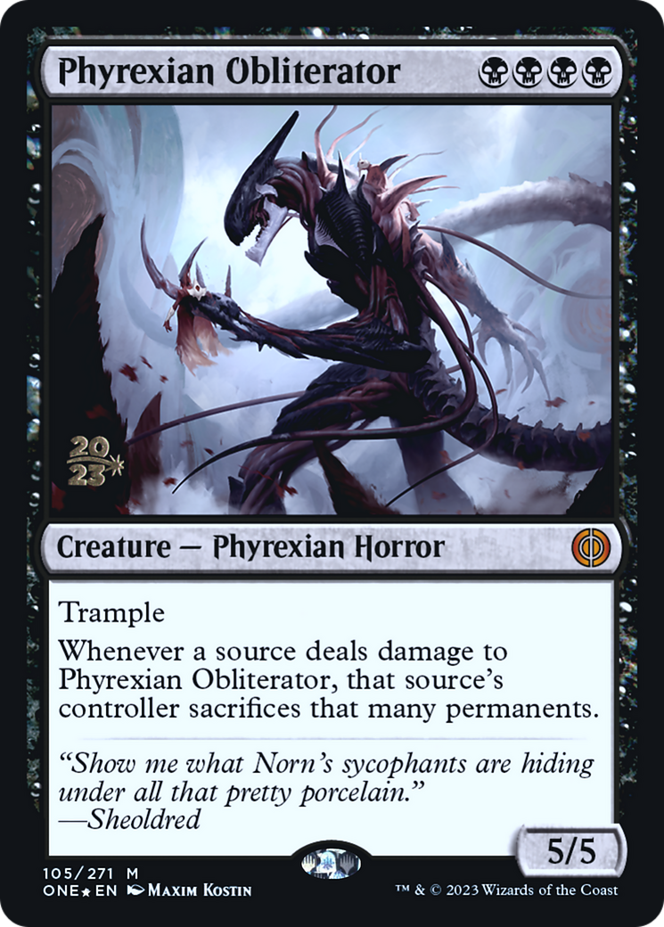 Phyrexian Obliterator [Phyrexia: All Will Be One Prerelease Promos] | Deep Dive Games St. Marys