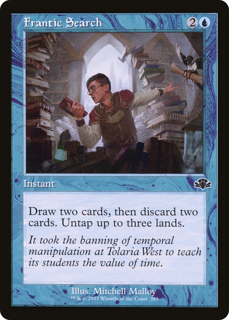 Frantic Search (Retro) [Dominaria Remastered] | Deep Dive Games St. Marys