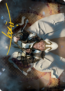 Jerren, Corrupted Bishop Art Card (Gold-Stamped Signature) [Innistrad: Midnight Hunt Art Series] | Deep Dive Games St. Marys