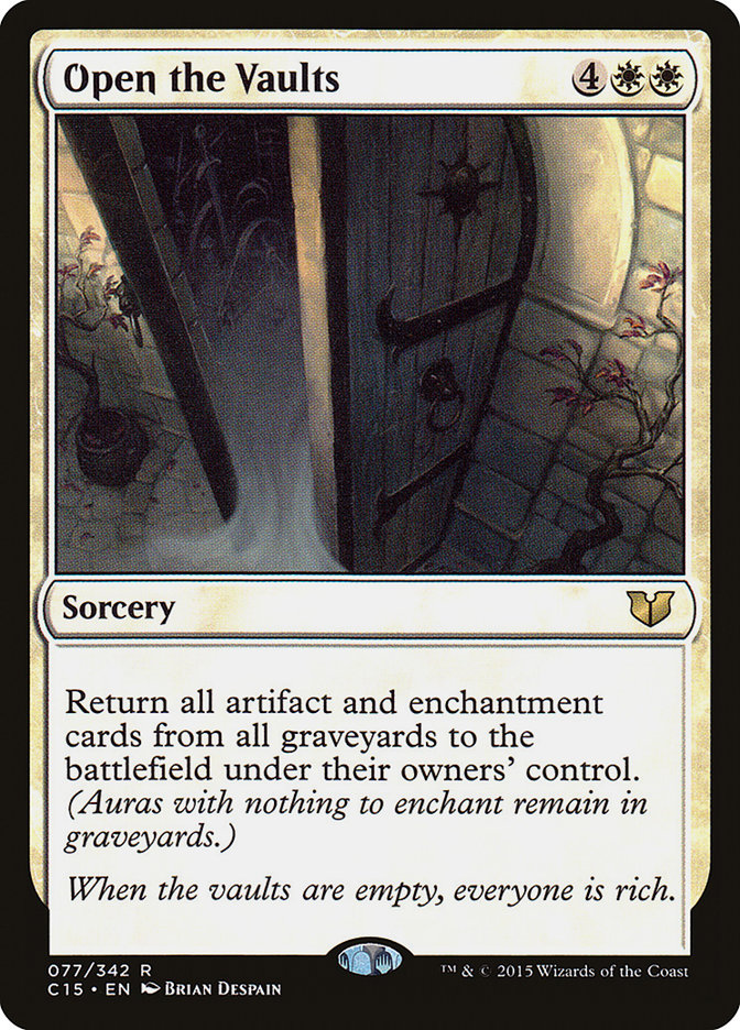 Open the Vaults [Commander 2015] | Deep Dive Games St. Marys