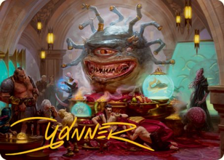 Xanathar, Guild Kingpin Art Card (Gold-Stamped Signature) [Dungeons & Dragons: Adventures in the Forgotten Realms Art Series] | Deep Dive Games St. Marys