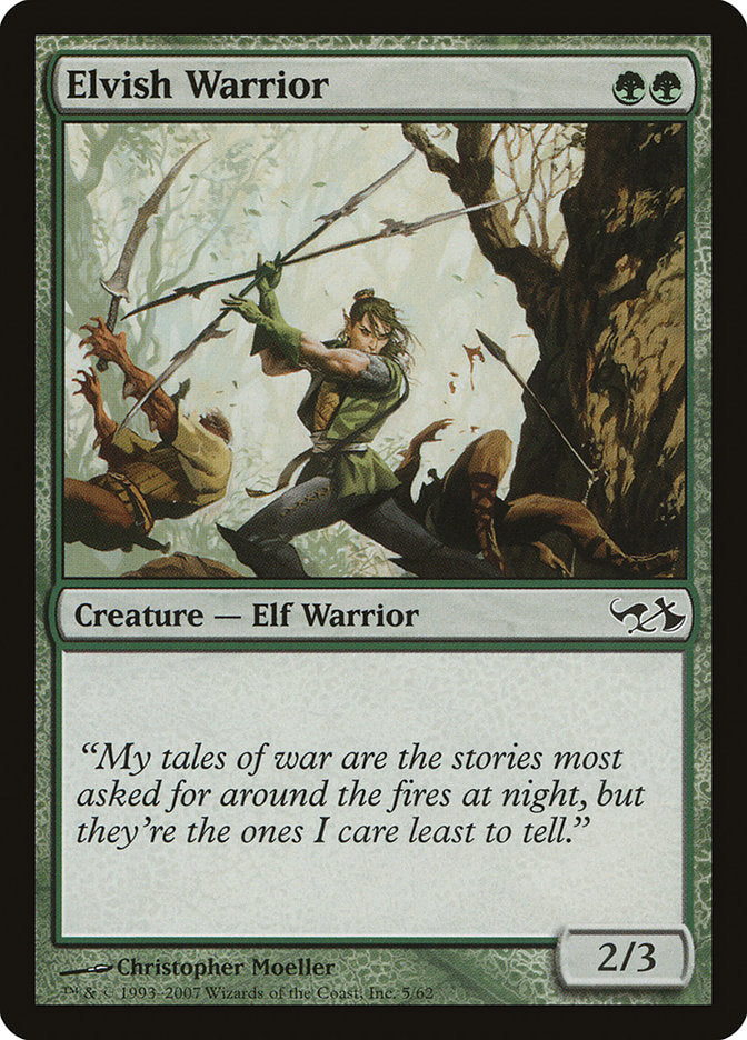 Elvish Warrior [Duel Decks: Elves vs. Goblins] | Deep Dive Games St. Marys