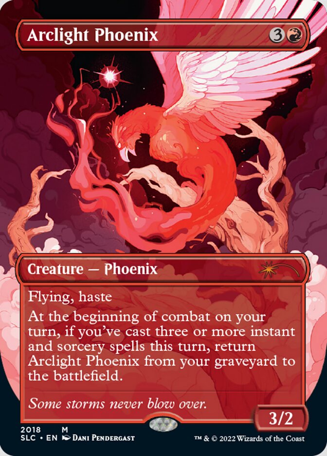 Arclight Phoenix (Borderless) [Secret Lair 30th Anniversary Countdown Kit] | Deep Dive Games St. Marys