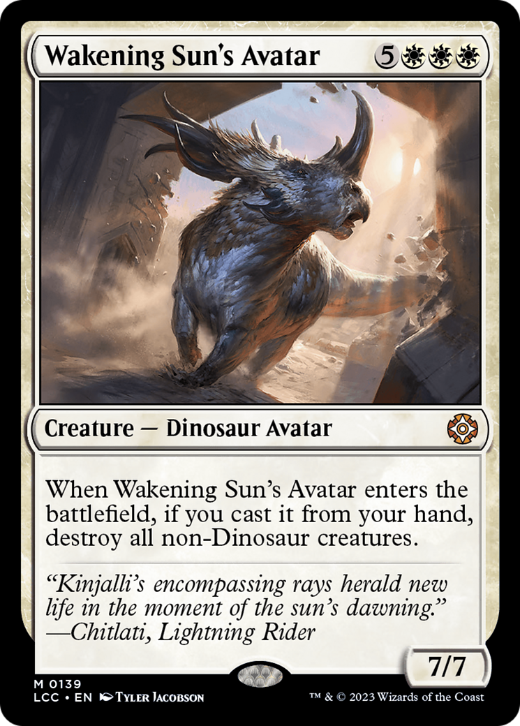 Wakening Sun's Avatar [The Lost Caverns of Ixalan Commander] | Deep Dive Games St. Marys