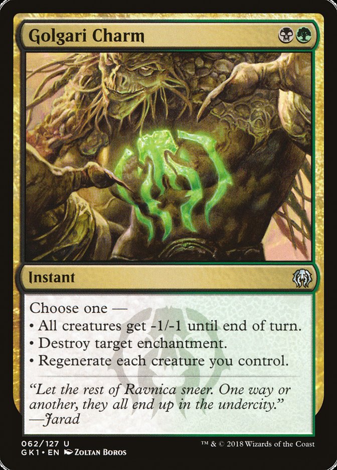 Golgari Charm [Guilds of Ravnica Guild Kit] | Deep Dive Games St. Marys