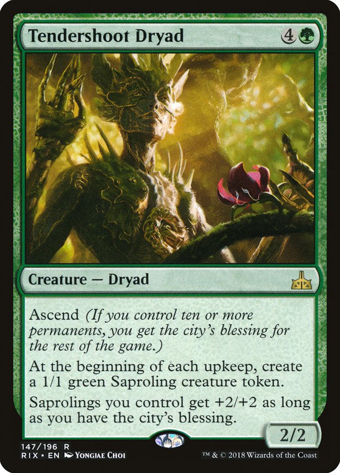 Tendershoot Dryad [Rivals of Ixalan] | Deep Dive Games St. Marys