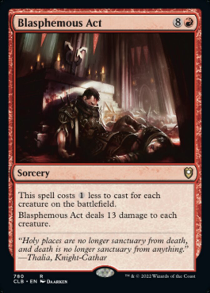 Blasphemous Act [Commander Legends: Battle for Baldur's Gate] | Deep Dive Games St. Marys