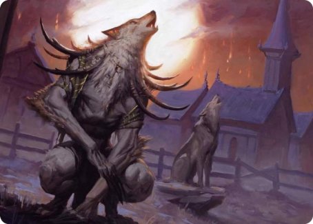 Lord of the Ulvenwald Art Card [Innistrad: Midnight Hunt Art Series] | Deep Dive Games St. Marys