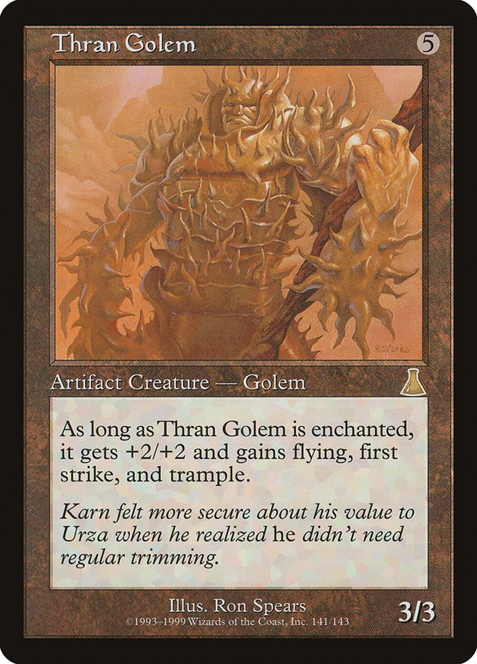 Thran Golem [Urza's Destiny] | Deep Dive Games St. Marys