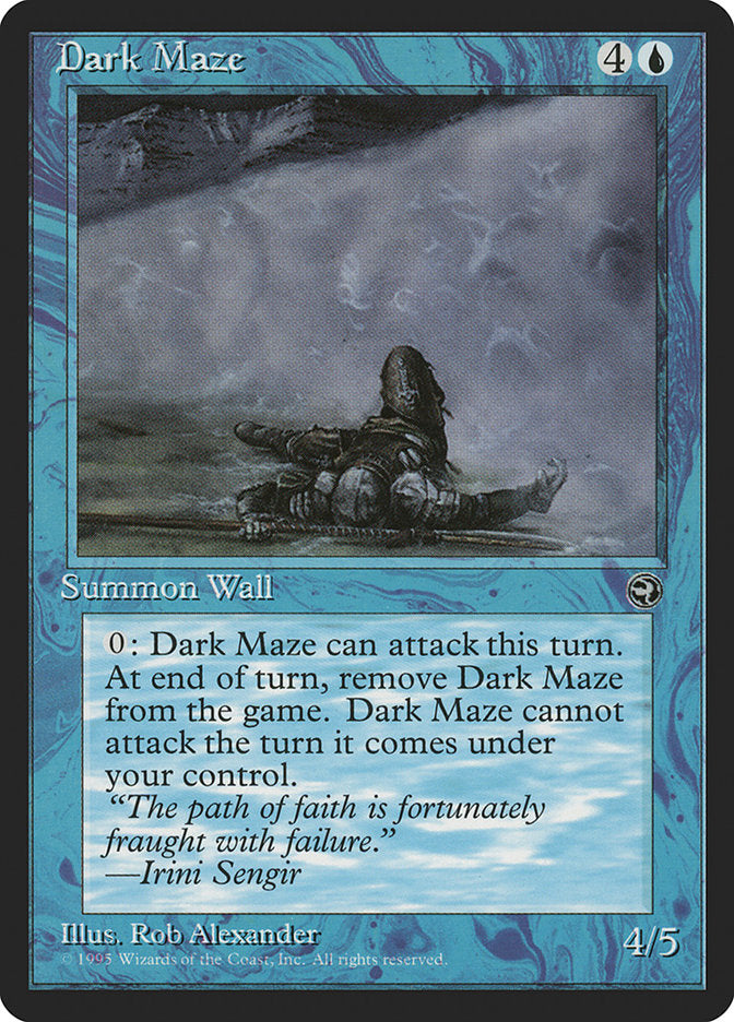 Dark Maze (Irini Sengir Flavor Text) [Homelands] | Deep Dive Games St. Marys