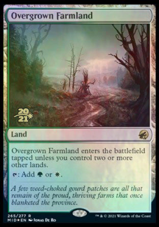 Overgrown Farmland [Innistrad: Midnight Hunt Prerelease Promos] | Deep Dive Games St. Marys