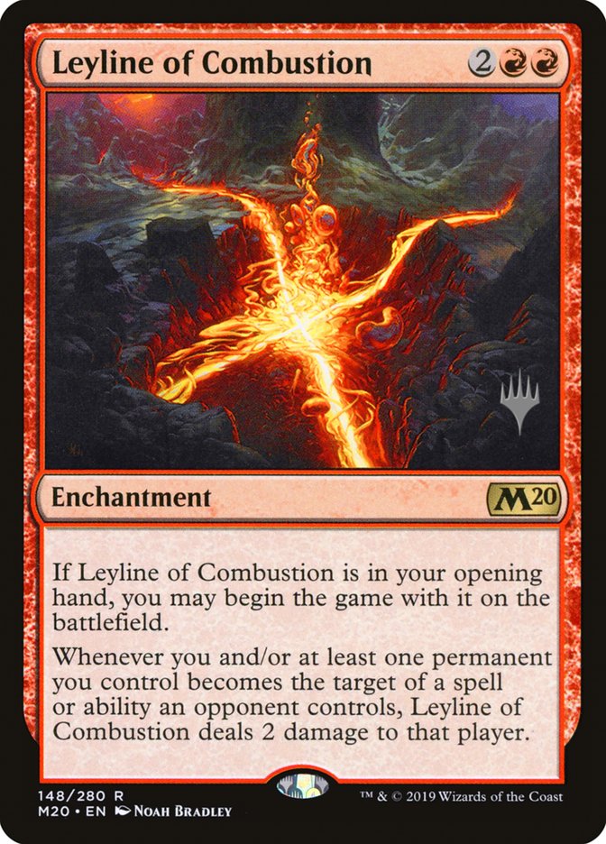 Leyline of Combustion (Promo Pack) [Core Set 2020 Promos] | Deep Dive Games St. Marys