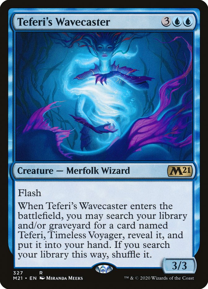 Teferi's Wavecaster [Core Set 2021] | Deep Dive Games St. Marys