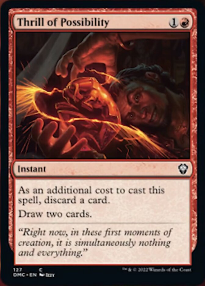 Thrill of Possibility [Dominaria United Commander] | Deep Dive Games St. Marys