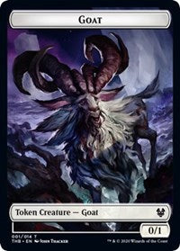 Goat // Satyr Double-Sided Token [Theros Beyond Death Tokens] | Deep Dive Games St. Marys