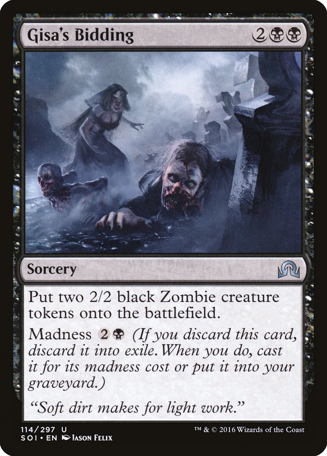 Gisa's Bidding [Shadows over Innistrad] | Deep Dive Games St. Marys