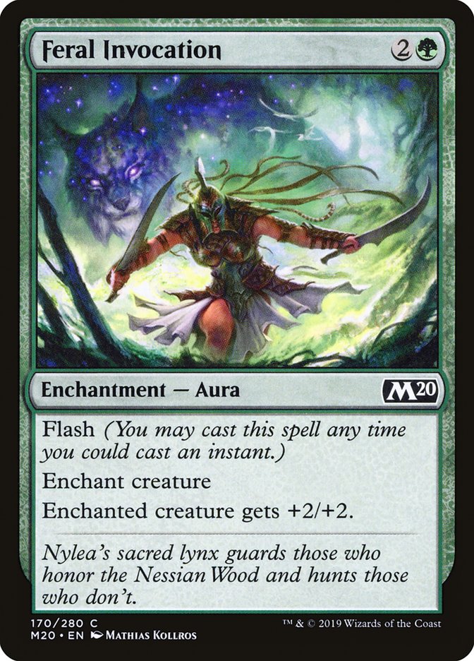 Feral Invocation [Core Set 2020] | Deep Dive Games St. Marys