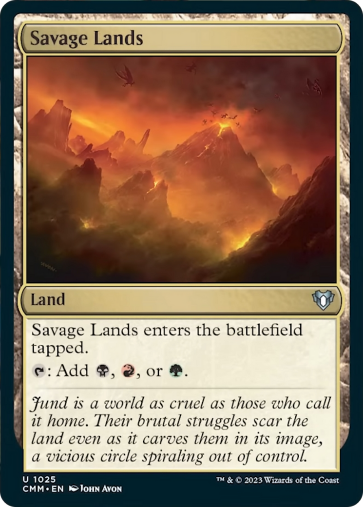 Savage Lands [Commander Masters] | Deep Dive Games St. Marys