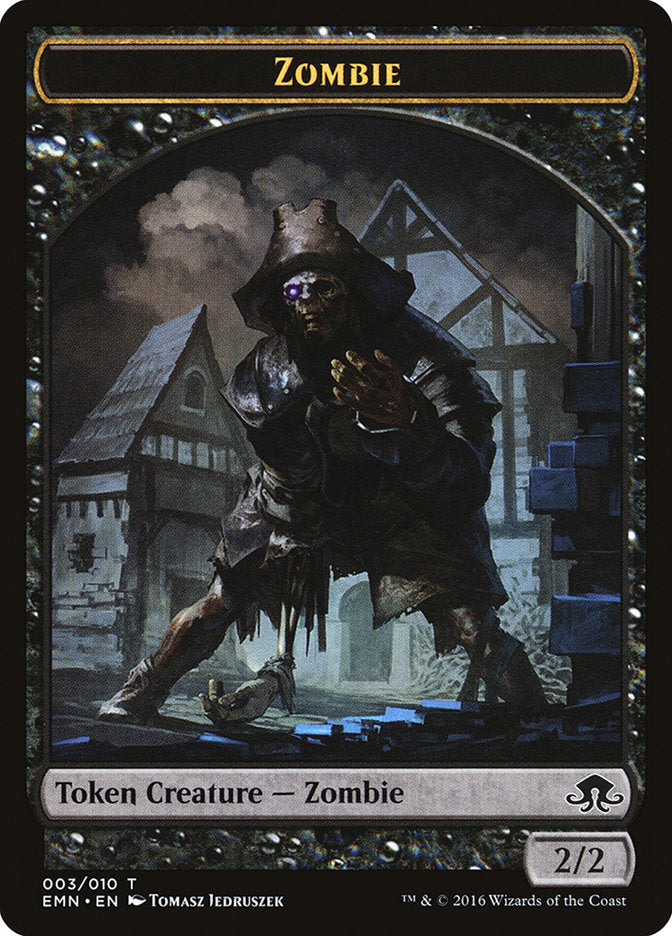 Zombie Token (003/010) [Eldritch Moon Tokens] | Deep Dive Games St. Marys