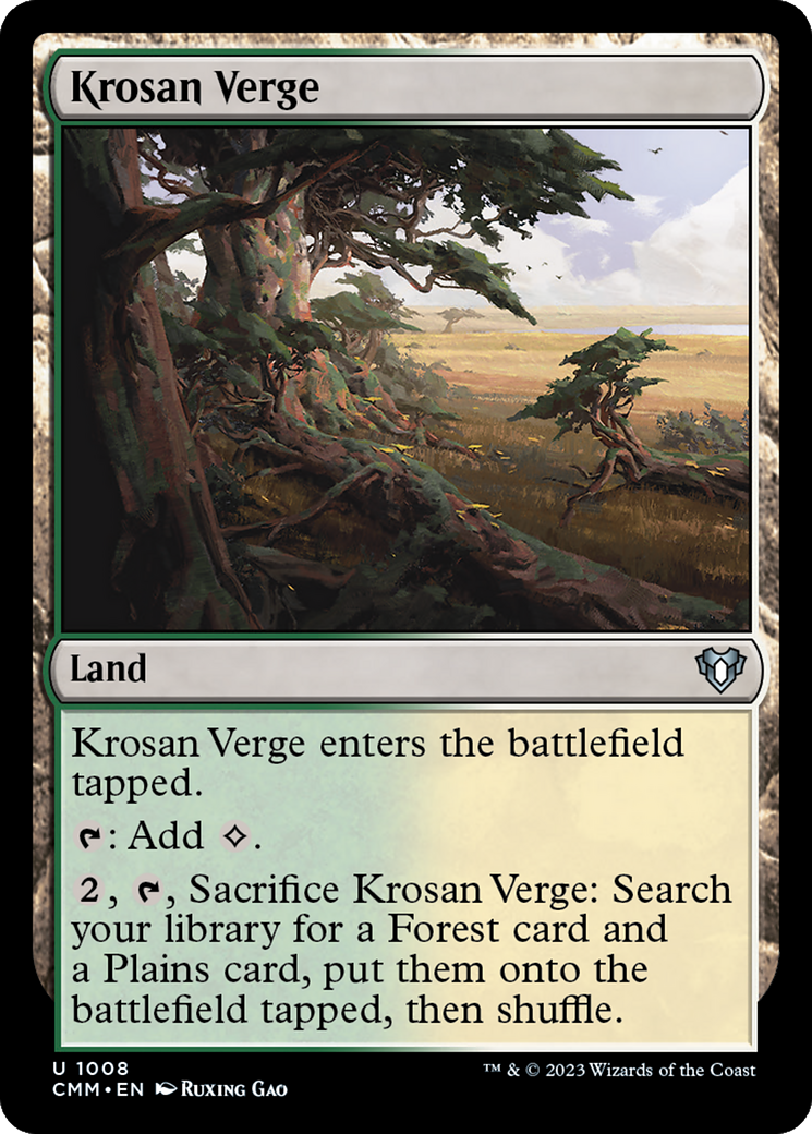 Krosan Verge [Commander Masters] | Deep Dive Games St. Marys