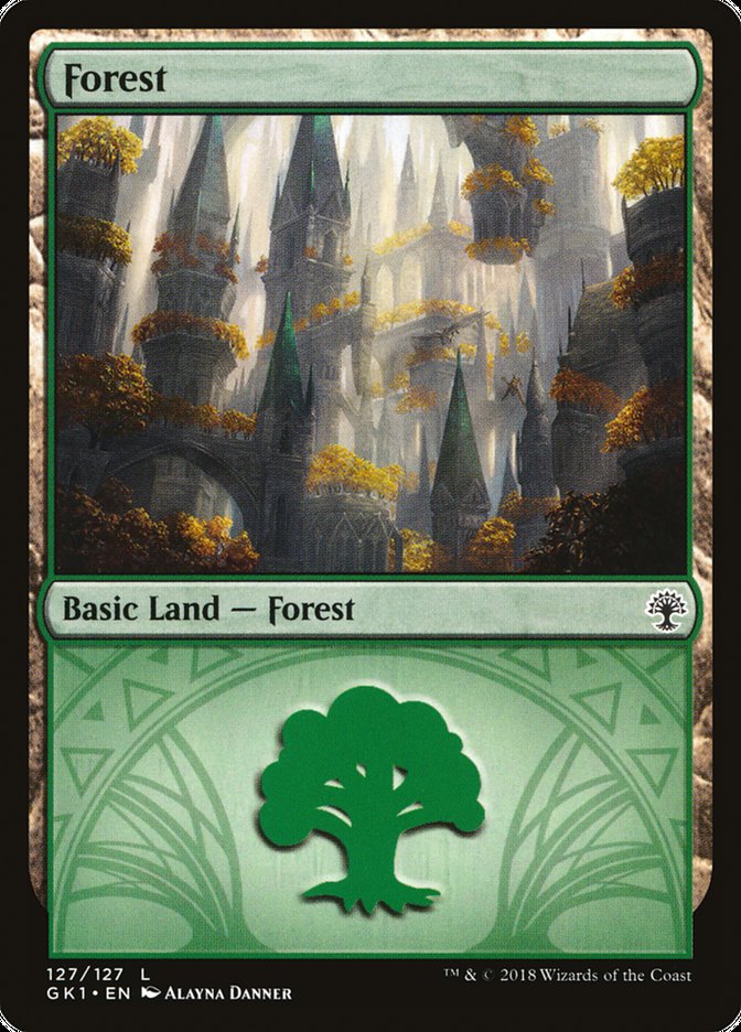 Forest (127) [Guilds of Ravnica Guild Kit] | Deep Dive Games St. Marys