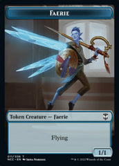 Faerie // Rogue Double-Sided Token [Streets of New Capenna Commander Tokens] | Deep Dive Games St. Marys