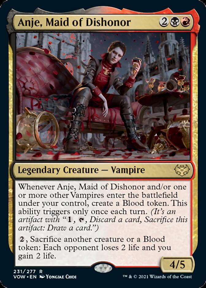 Anje, Maid of Dishonor [Innistrad: Crimson Vow] | Deep Dive Games St. Marys