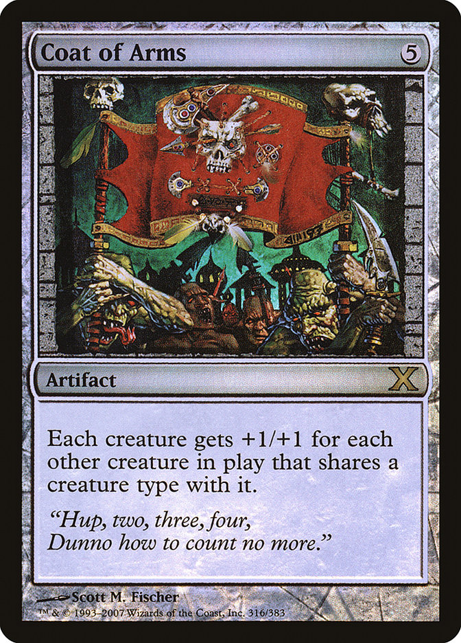 Coat of Arms (Premium Foil) [Tenth Edition] | Deep Dive Games St. Marys