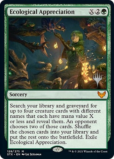 Ecological Appreciation (Promo Pack) [Strixhaven: School of Mages Promos] | Deep Dive Games St. Marys