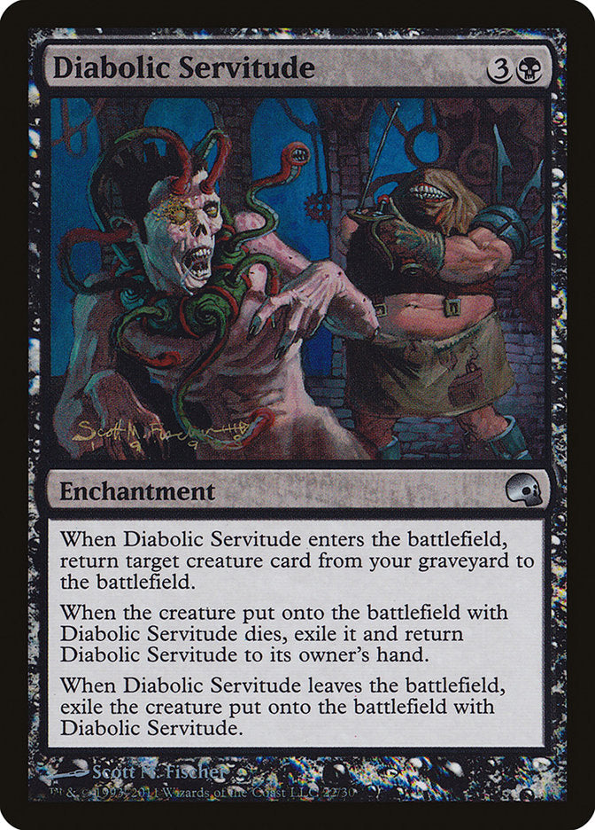 Diabolic Servitude [Premium Deck Series: Graveborn] | Deep Dive Games St. Marys