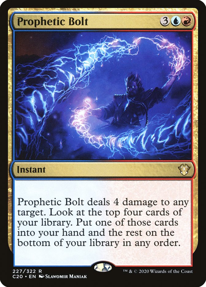 Prophetic Bolt [Commander 2020] | Deep Dive Games St. Marys