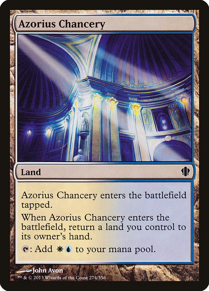 Azorius Chancery [Commander 2013] | Deep Dive Games St. Marys