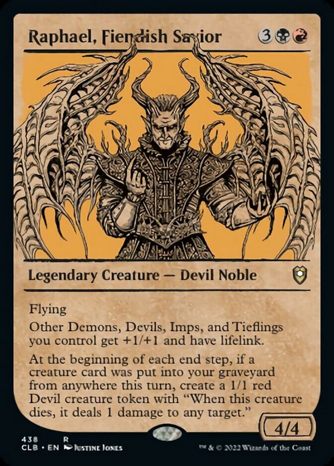 Raphael, Fiendish Savior (Showcase) [Commander Legends: Battle for Baldur's Gate] | Deep Dive Games St. Marys