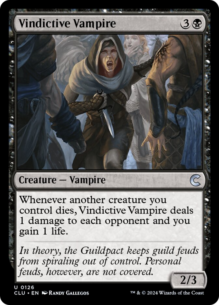 Vindictive Vampire [Ravnica: Clue Edition] | Deep Dive Games St. Marys