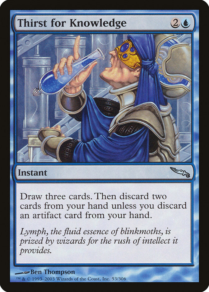 Thirst for Knowledge [Mirrodin] | Deep Dive Games St. Marys