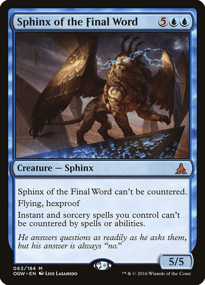 Sphinx of the Final Word [Oath of the Gatewatch] | Deep Dive Games St. Marys