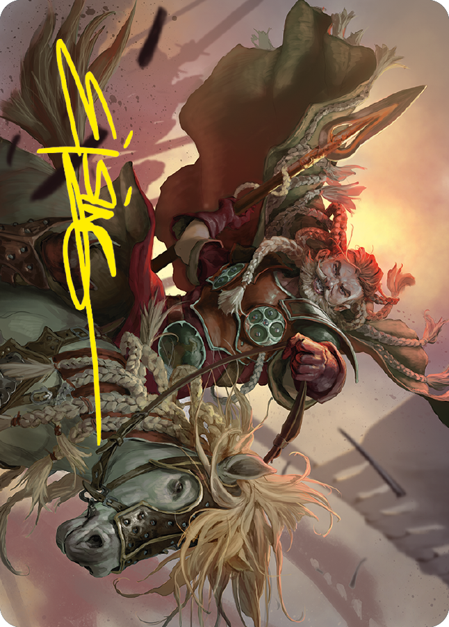 Eomer of the Riddermark Art Card (Gold-Stamped Signature) [The Lord of the Rings: Tales of Middle-earth Art Series] | Deep Dive Games St. Marys