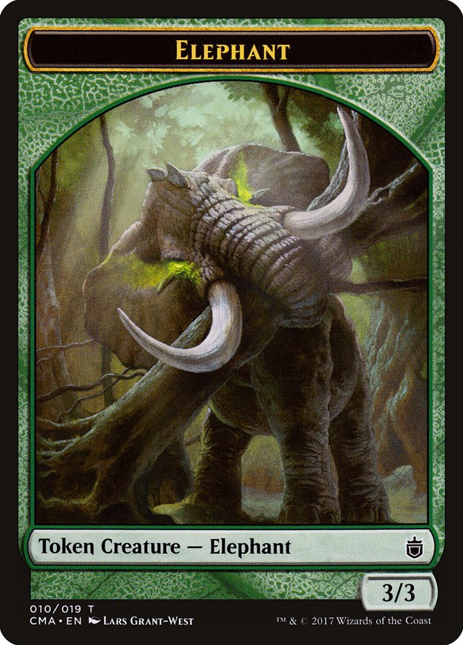 Elephant Token [Commander Anthology Tokens] | Deep Dive Games St. Marys