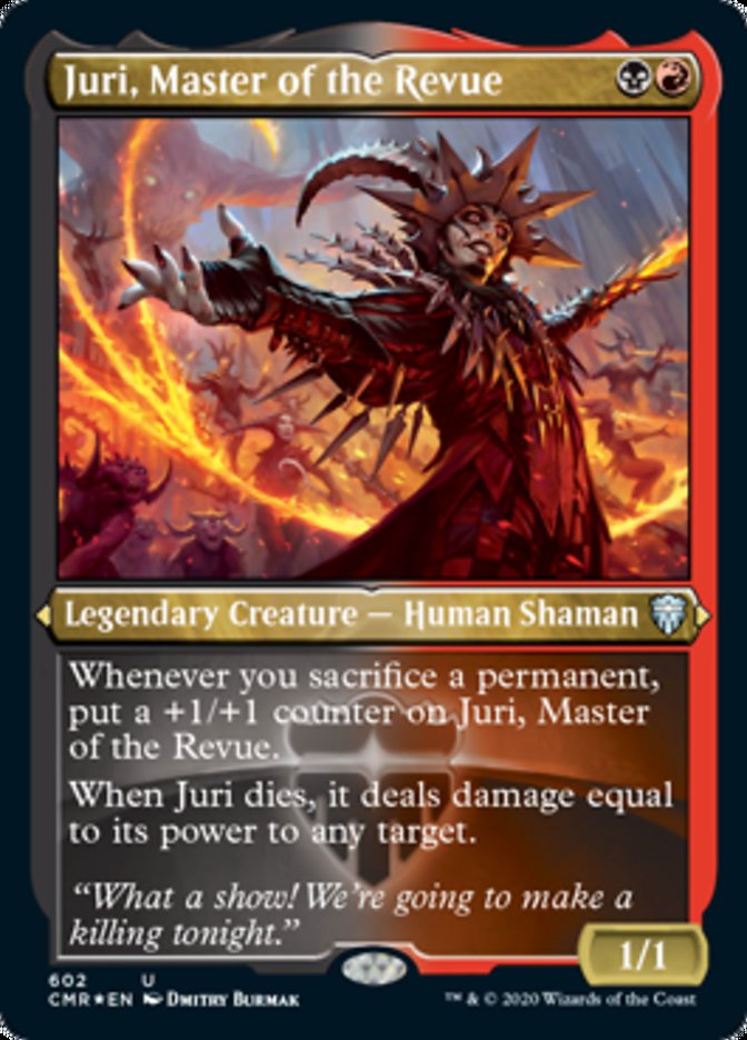 Juri, Master of the Revue (Etched) [Commander Legends] | Deep Dive Games St. Marys