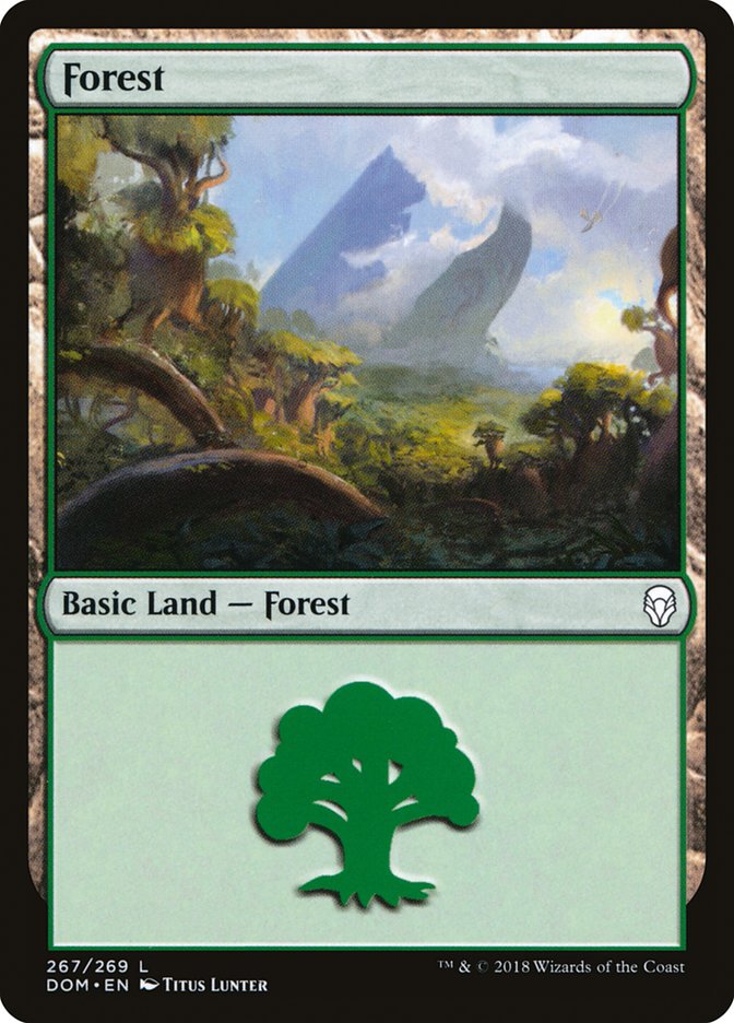 Forest (267) [Dominaria] | Deep Dive Games St. Marys