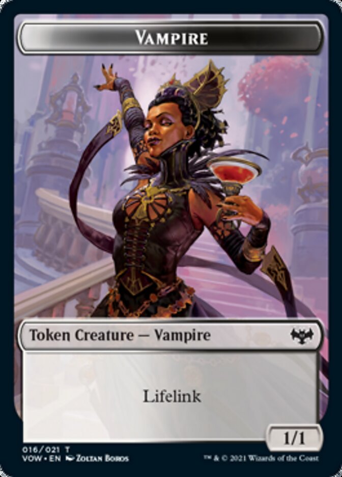 Vampire Token (016) [Innistrad: Crimson Vow Tokens] | Deep Dive Games St. Marys