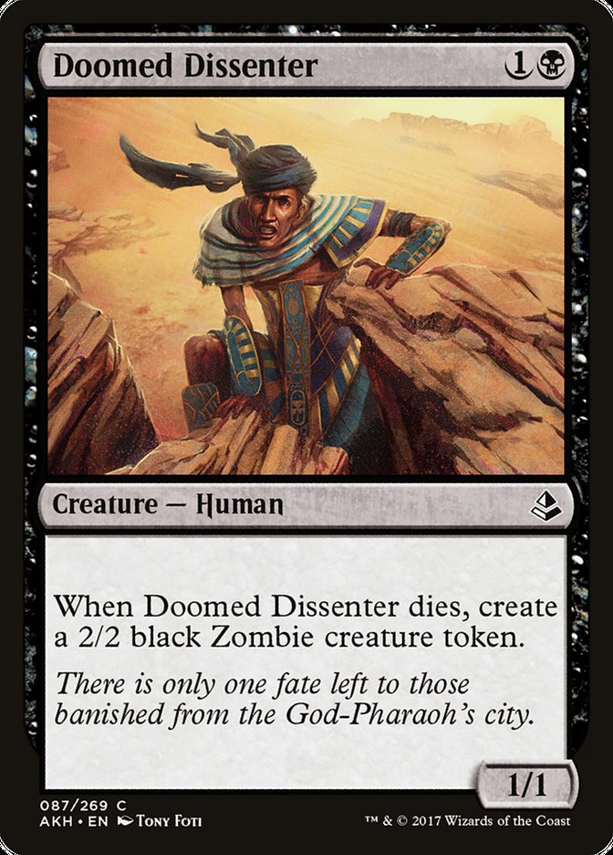 Doomed Dissenter [Amonkhet] | Deep Dive Games St. Marys