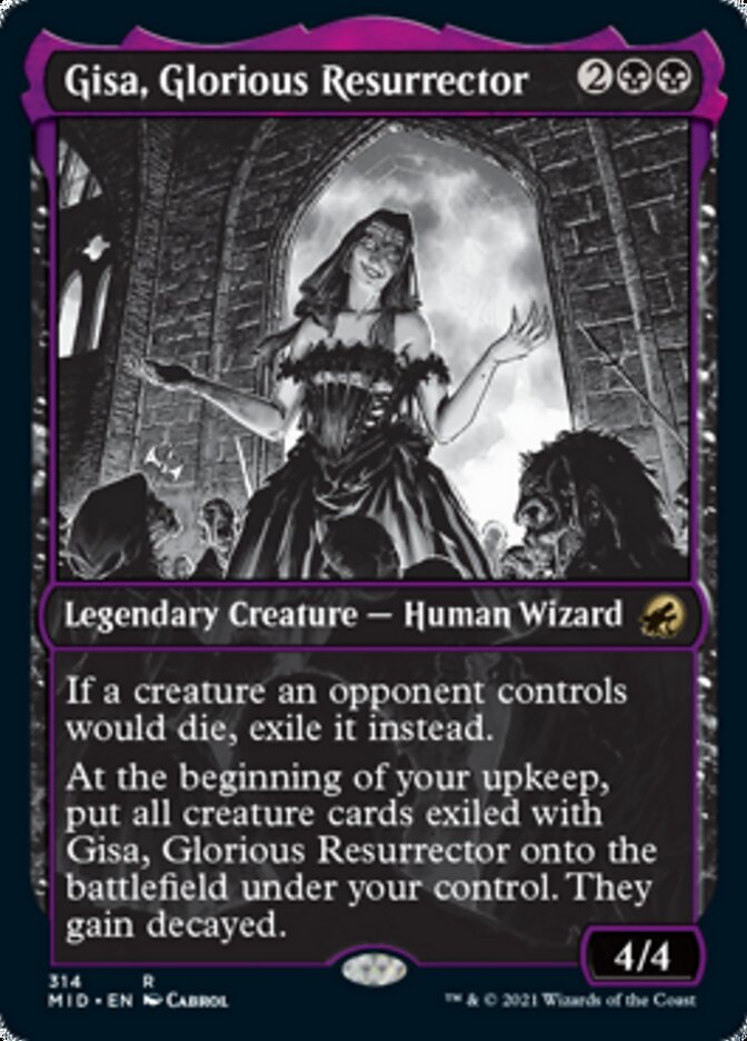 Gisa, Glorious Resurrector (Showcase Eternal Night) [Innistrad: Midnight Hunt] | Deep Dive Games St. Marys