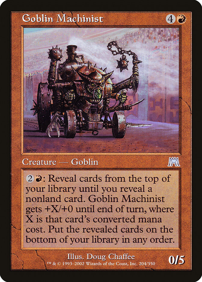 Goblin Machinist [Onslaught] | Deep Dive Games St. Marys