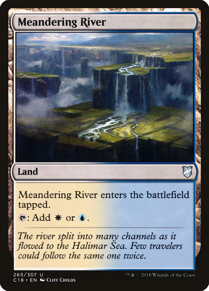 Meandering River [Commander 2018] | Deep Dive Games St. Marys